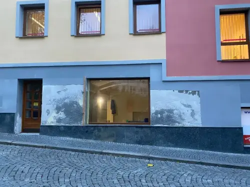 Rekonstrukce interiéru a exteriéru prodejny v Pražské ulici v Příbrami