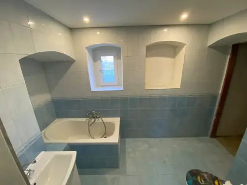 Rekonstrukce koupelny v obci Třebsko