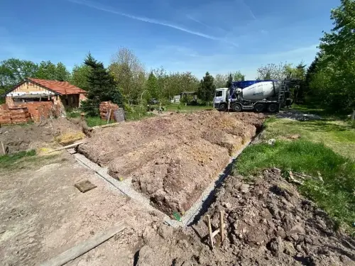 Výstavba rodinného domu v obci Holšiny