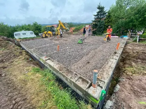 Výstavba rodinného domu v obci Holšiny