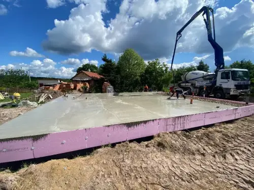 Výstavba rodinného domu v obci Holšiny