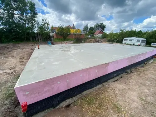 Výstavba rodinného domu v obci Holšiny