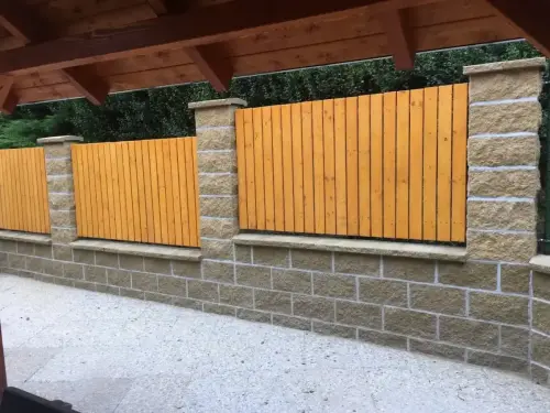 Výstavba zděného oplocení pozemku v obci Rtišovice